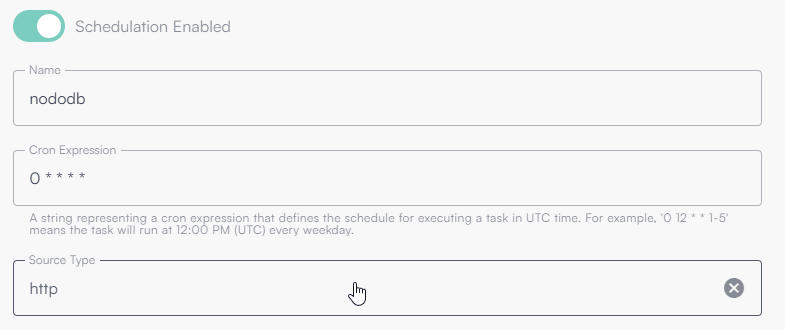 Template piattaforma